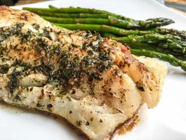 Super Easy Atlantic Cod with Garlic-Herb Butter #cod #fish #dinner #recipe