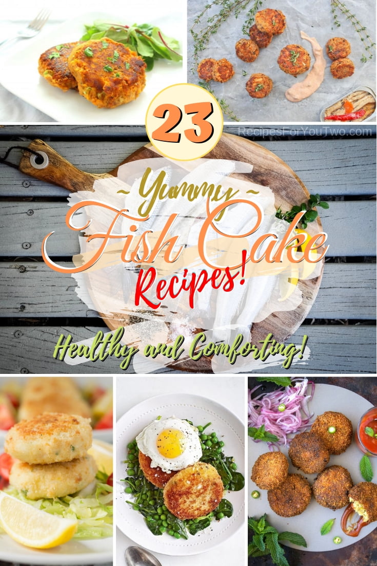 Try healthy and comforting fish cakes. 23 yummy recipes to choose from! #recipe #fish #fishcake #dinner #snack #lunch
