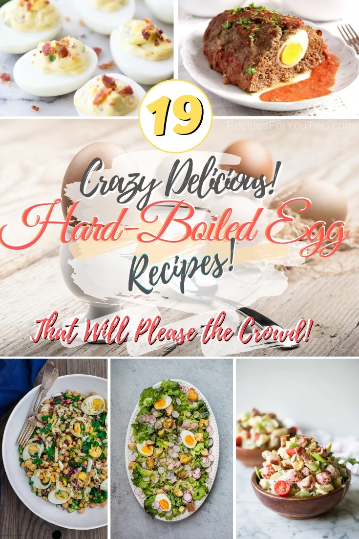 Make the best and most delicious dishes with hard-boiled eggs. These recipes are real crowd pleasers! #eggs #hardboiled #dinner #lunch #recipe