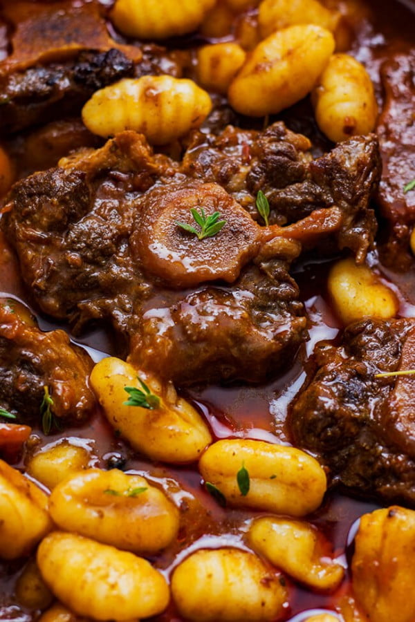 Oxtail Gnocchi Stew #meatstew #meat #stew #dinner #recipe