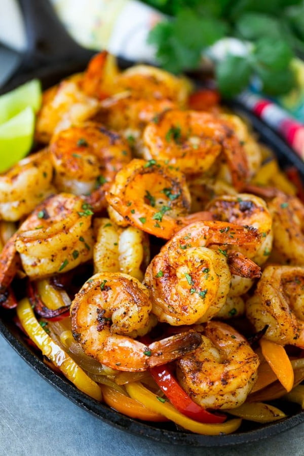 Shrimp Fajitas #shrimp #recipe #dinner #lunch #snack