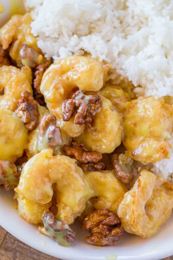 Honey Walnut Shrimp #shrimp #recipe #dinner #lunch #snack