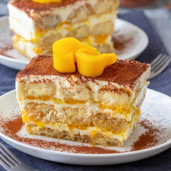 Mango Tiramisu #tiramisu #recipe #dessert