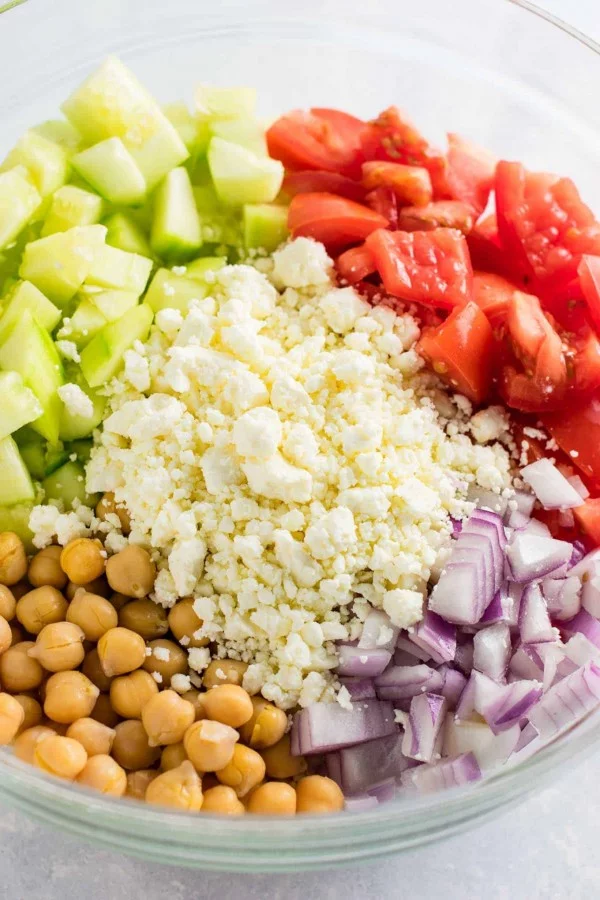 Greek Cucumber Salad #vegetarian #salad #recipe #healthy