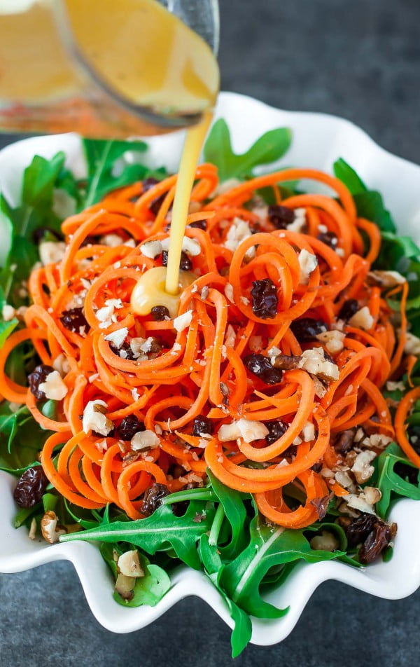 Healthy Carrot Salad #vegetarian #salad #recipe #healthy