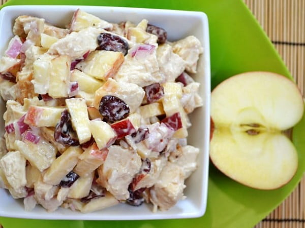 Apple Salad (4 SmartPoints) #apple #recipe #dessert #snack