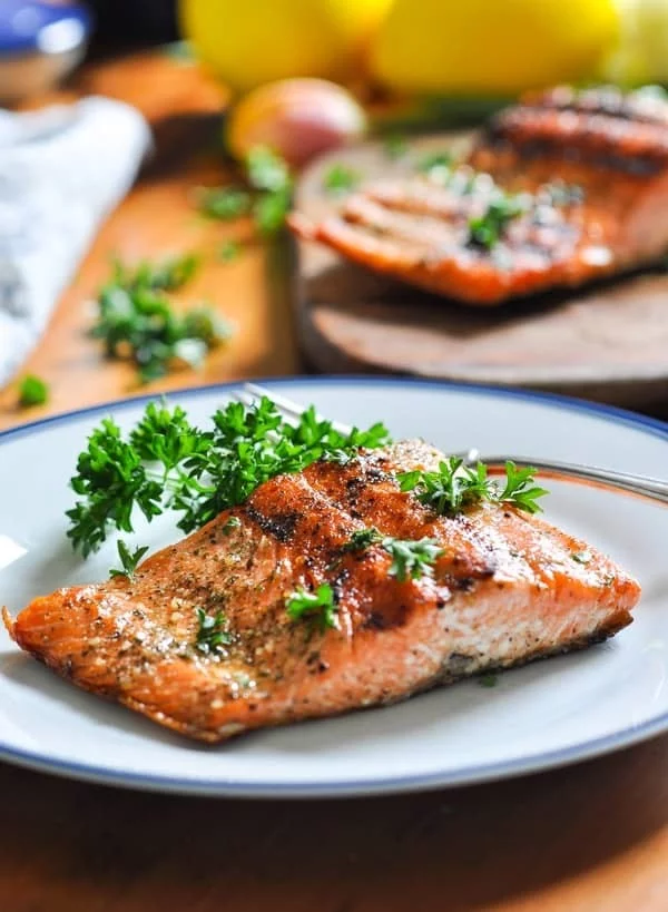 The Perfect 15-Minute Grilled Salmon #grilled #fish #grill #dinner #recipe