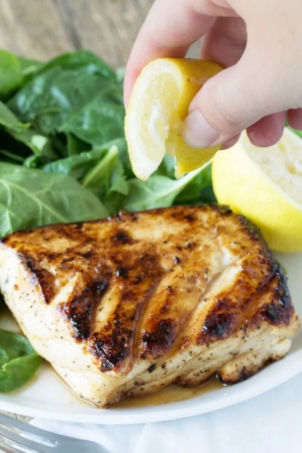 Grilled Halibut #grilled #fish #grill #dinner #recipe