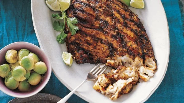 Grilled Fish for Tacos #grilled #fish #grill #dinner #recipe