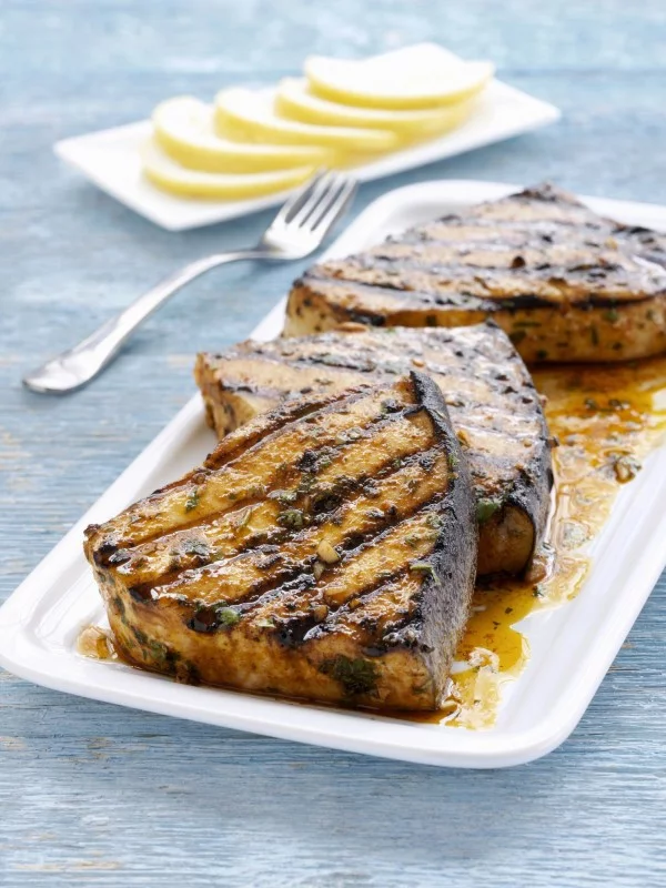 Grilled Swordfish Steak Recipe #grilled #fish #grill #dinner #recipe