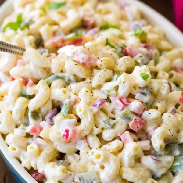 Macaroni Salad #pasta #salad #recipe #lunch #dinner