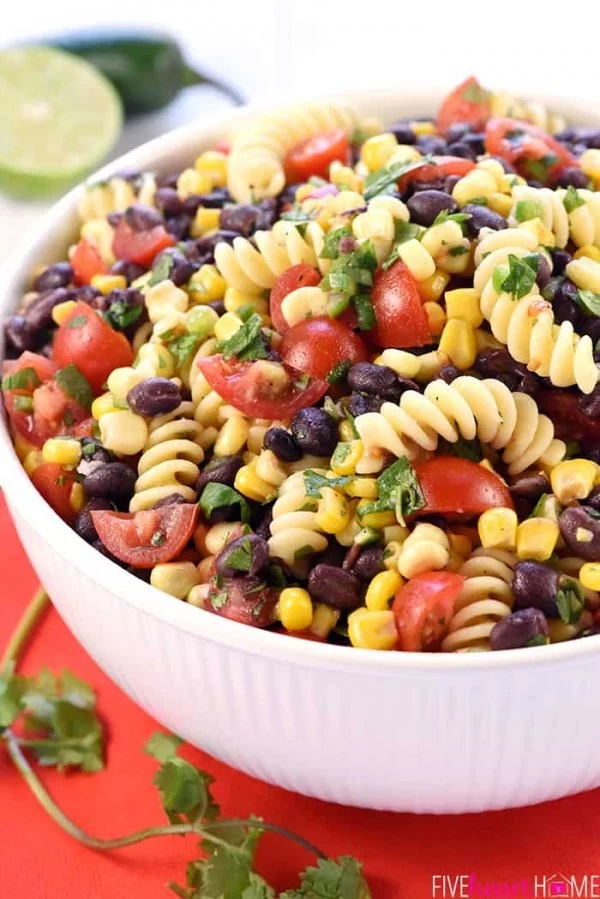 Fiesta Pasta Salad #pasta #salad #recipe #lunch #dinner