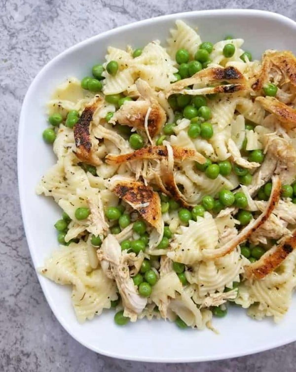 Chicken Pea Pasta Salad #pasta #salad #recipe #lunch #dinner