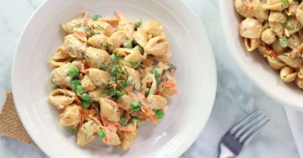 Vegan Ranch Pasta Salad #pasta #salad #recipe #lunch #dinner