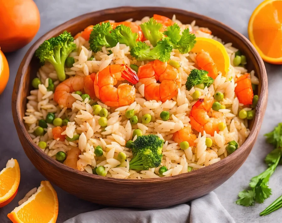 rice with shrimp