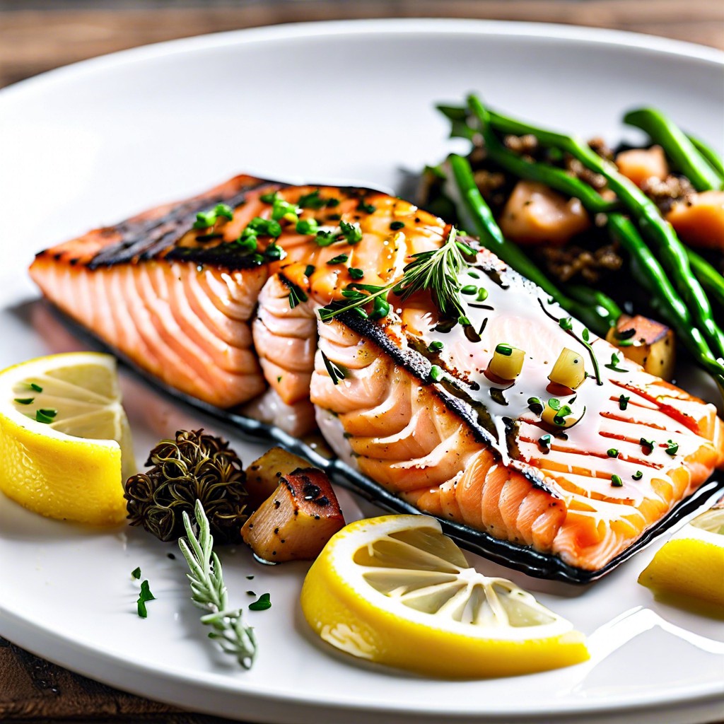 about pan seared lemon herb salmon