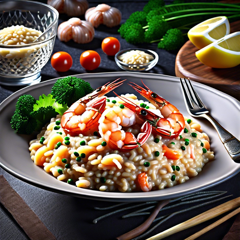 prawn risotto