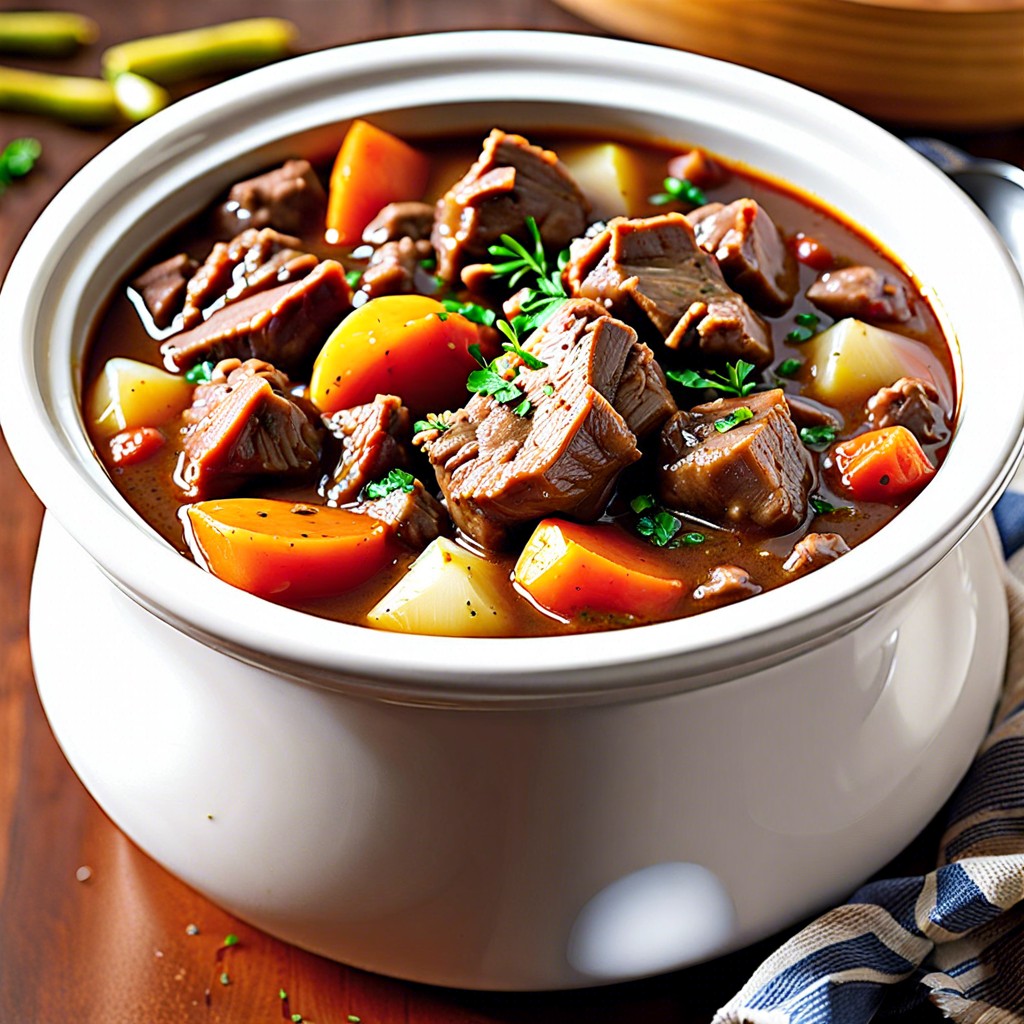 small crock pot beef stew for two