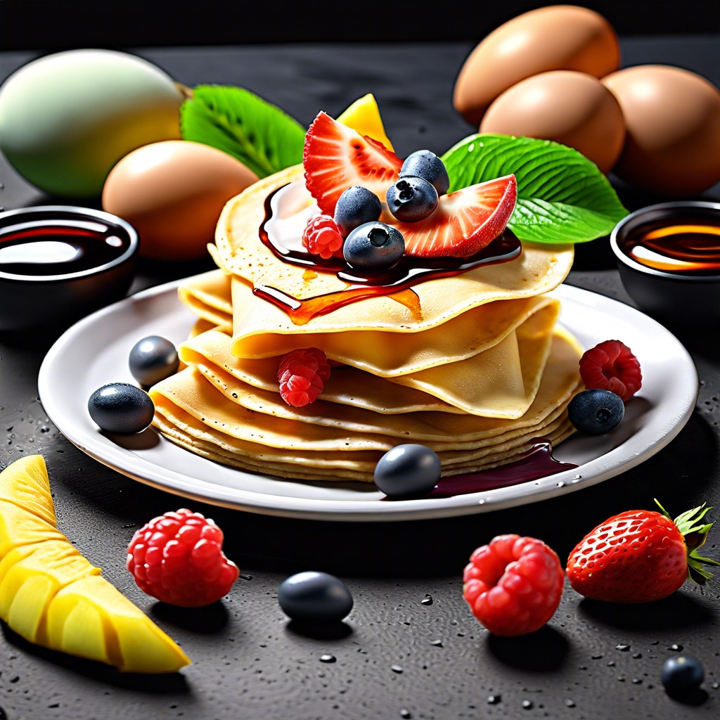 eggless crepe extravaganza