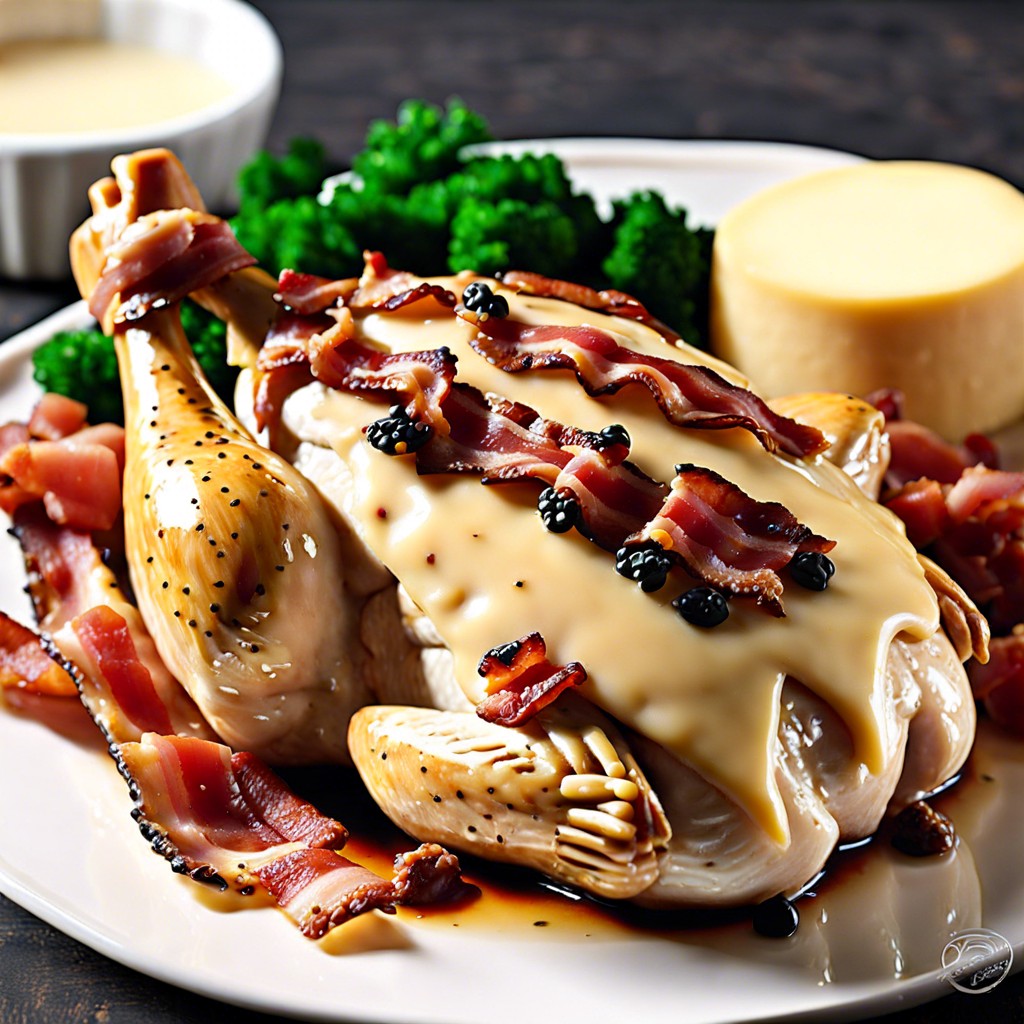 chicken with bacon and pepper jack cheese